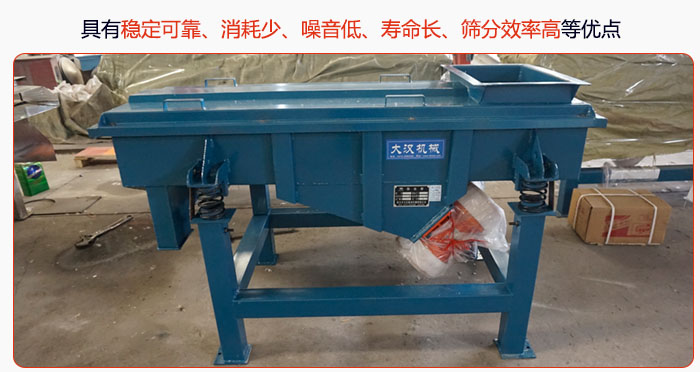 具有穩定可靠、消耗少、噪音低、壽命長、振型穩、篩分效率高等優點
